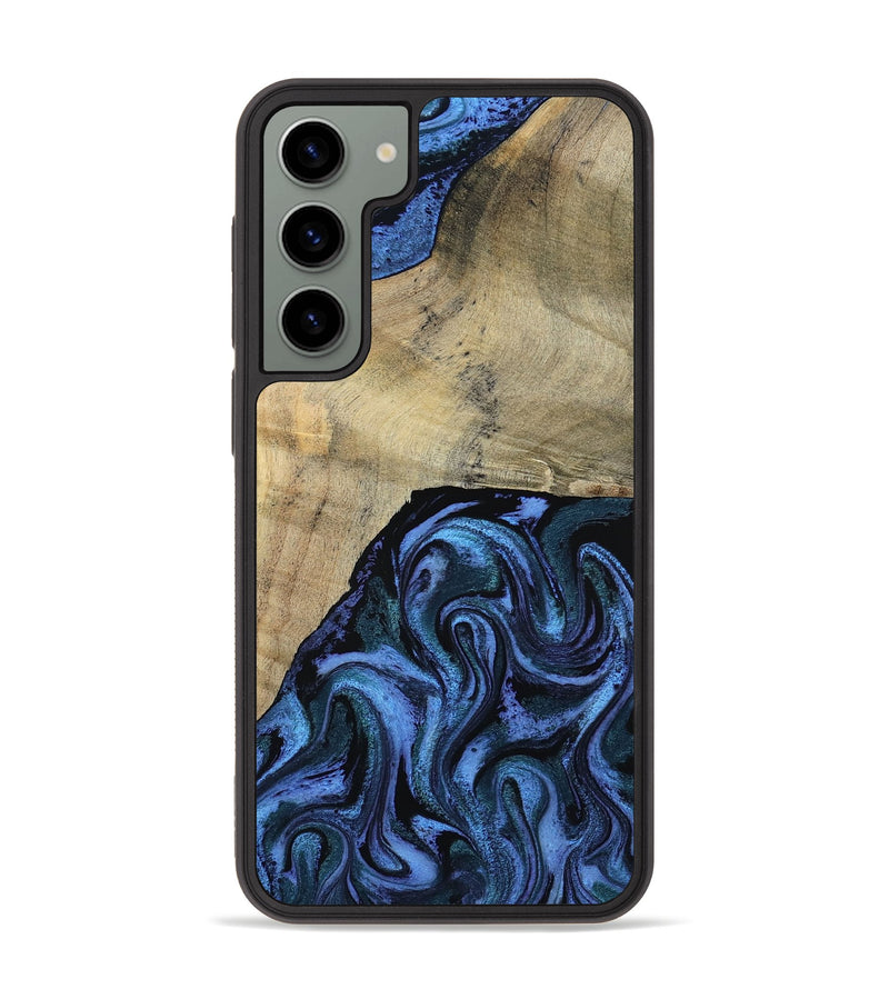 Galaxy S23 Plus Wood Phone Case - Mandie (Blue, 799437)