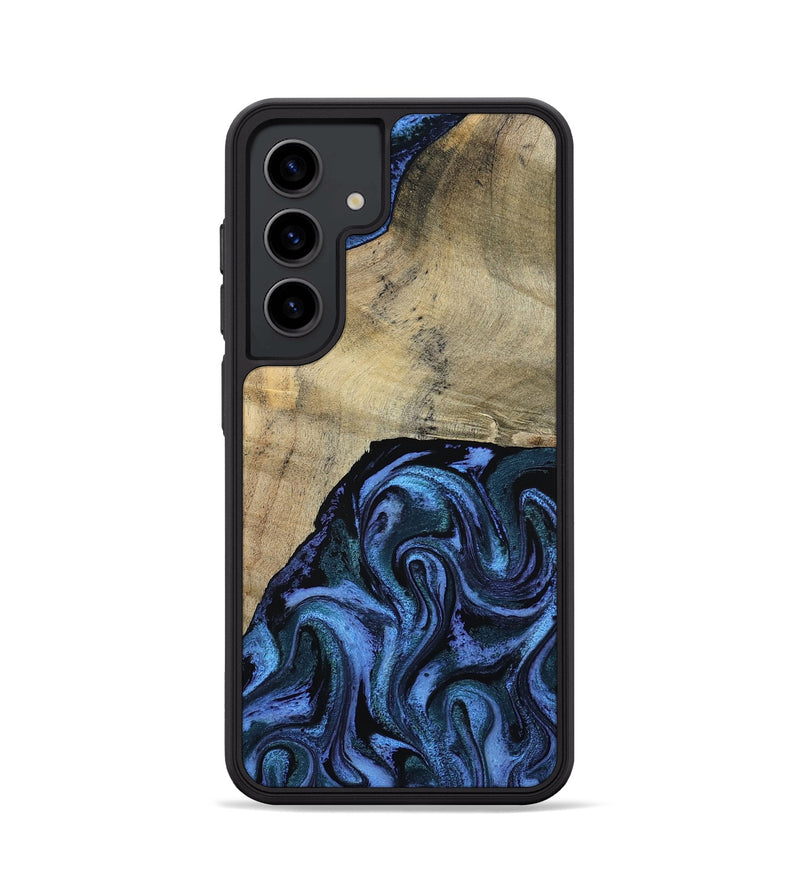 Galaxy S24 Wood Phone Case - Mandie (Blue, 799437)