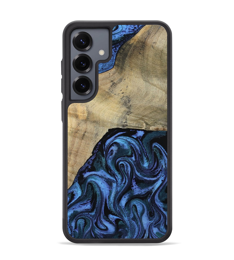 Galaxy S25 Plus Wood Phone Case - Mandie (Blue, 799437)