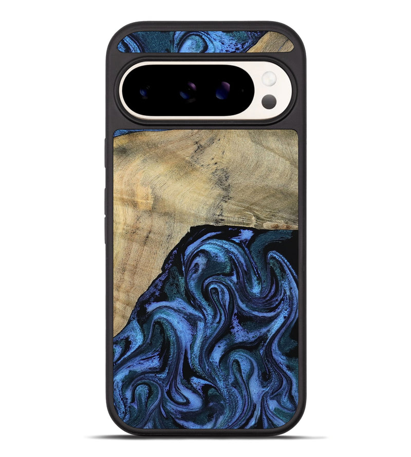 Pixel 10 Pro XL Wood Phone Case - Mandie (Blue, 799437)