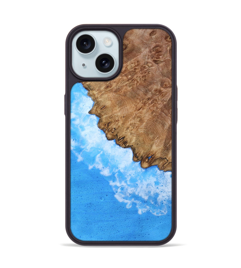 iPhone 15 Wood Phone Case - Stacey (Coastal, 799441)