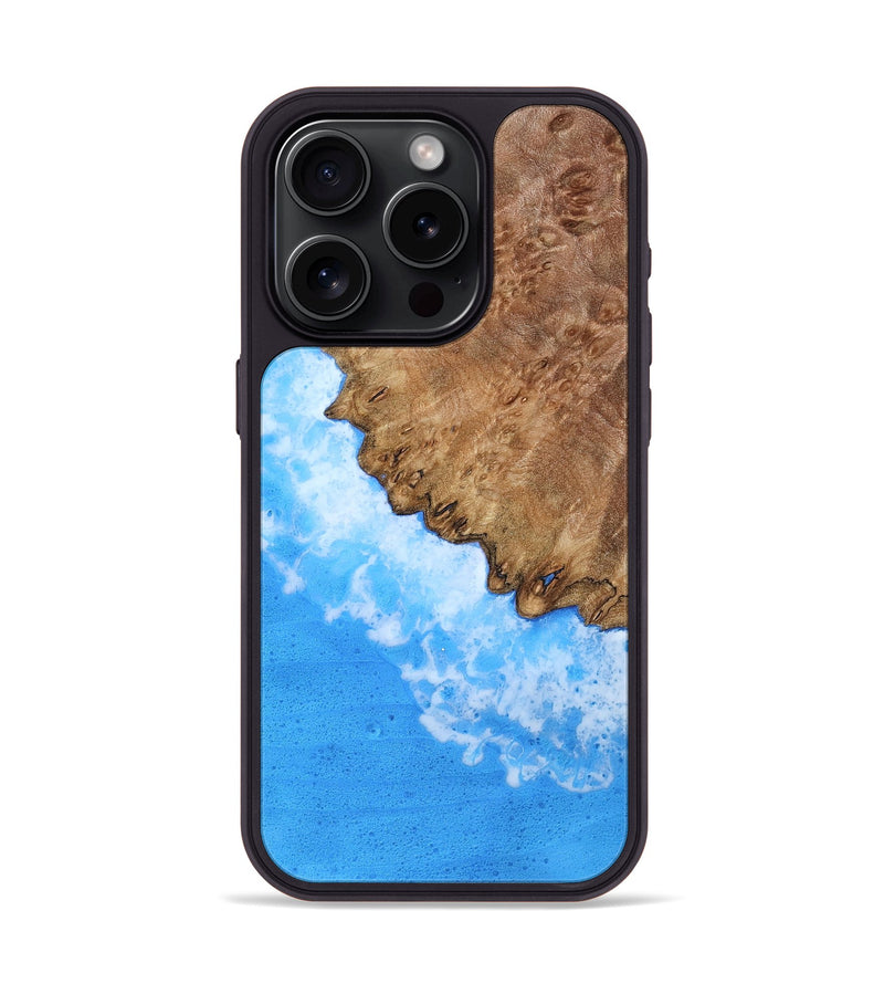 iPhone 15 Pro Wood Phone Case - Stacey (Coastal, 799441)