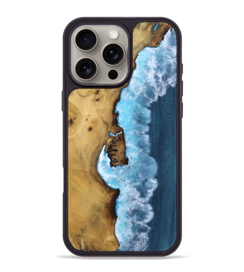 iPhone 16 Pro Max Wood Phone Case - Iliana (Coastal, 799446)