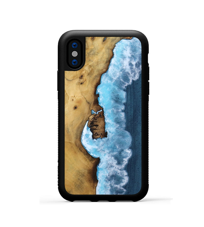 iPhone Xs Wood Phone Case - Iliana (Coastal, 799446)