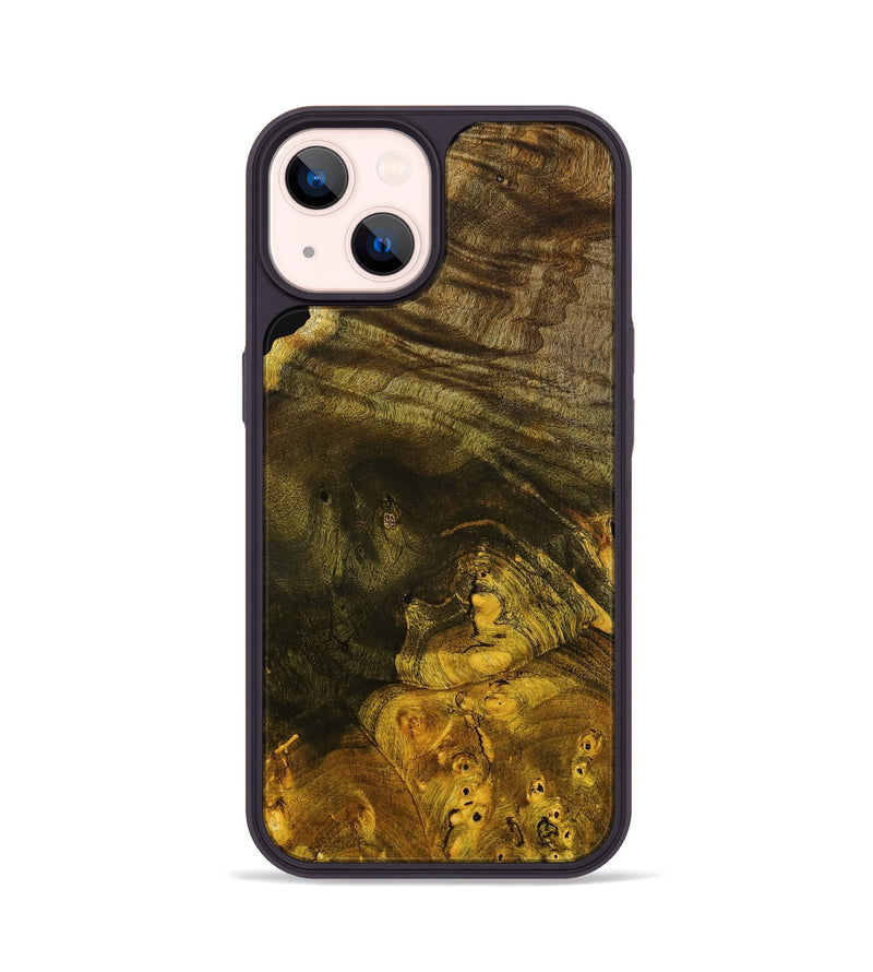 iPhone 14 Wood Phone Case - Quintin (Wood Burl, 799454)