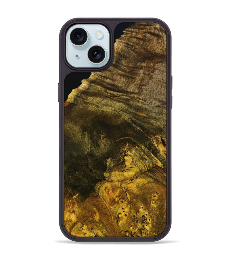 iPhone 15 Plus Wood Phone Case - Quintin (Wood Burl, 799454)