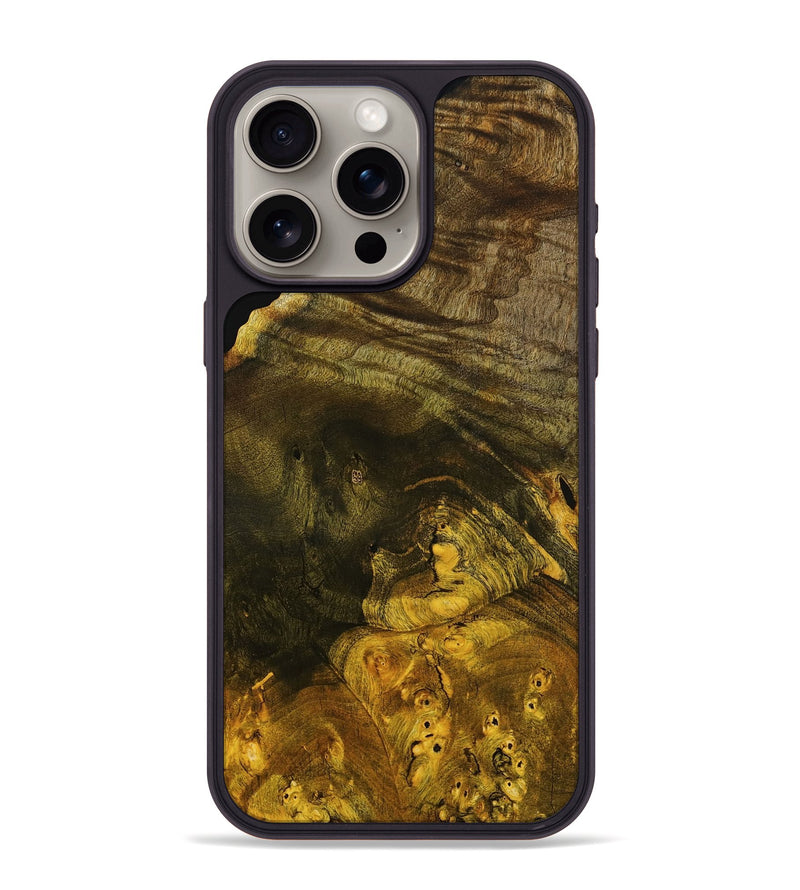 iPhone 15 Pro Max Wood Phone Case - Quintin (Wood Burl, 799454)