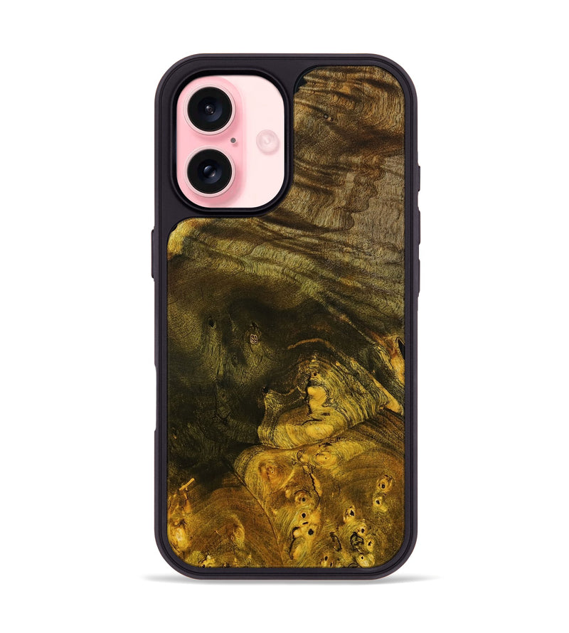 iPhone 16 Wood Phone Case - Quintin (Wood Burl, 799454)