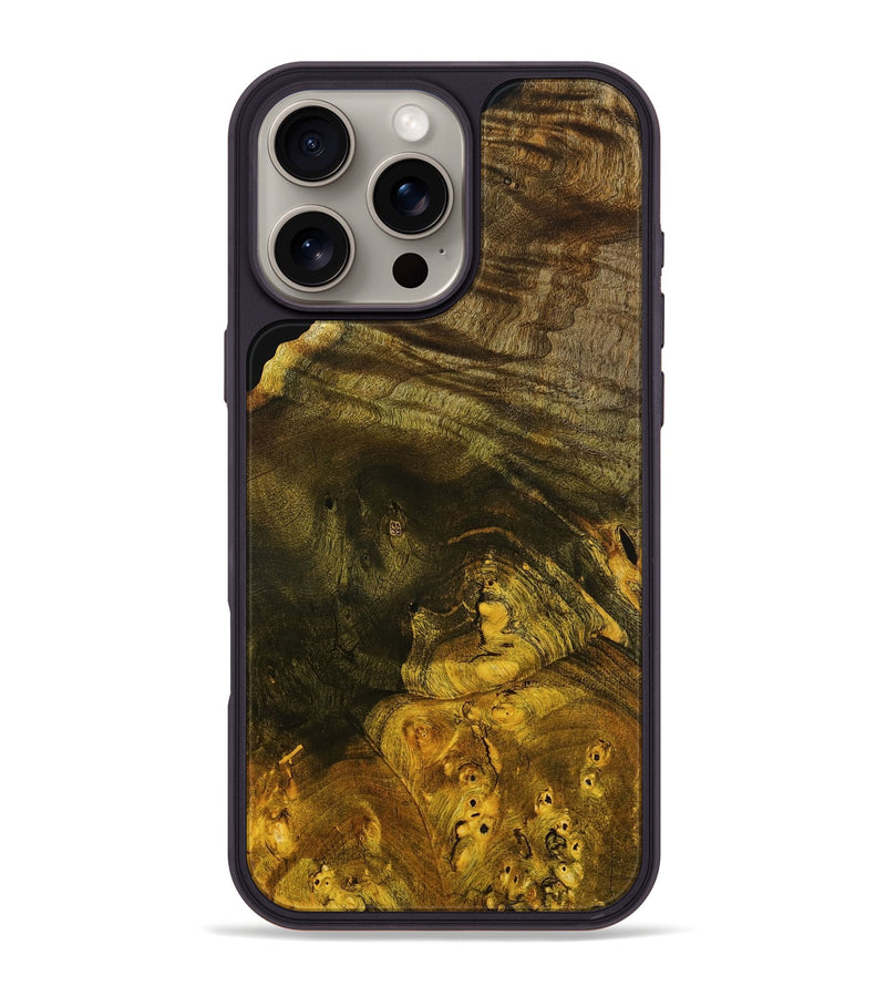 iPhone 16 Pro Max Wood Phone Case - Quintin (Wood Burl, 799454)