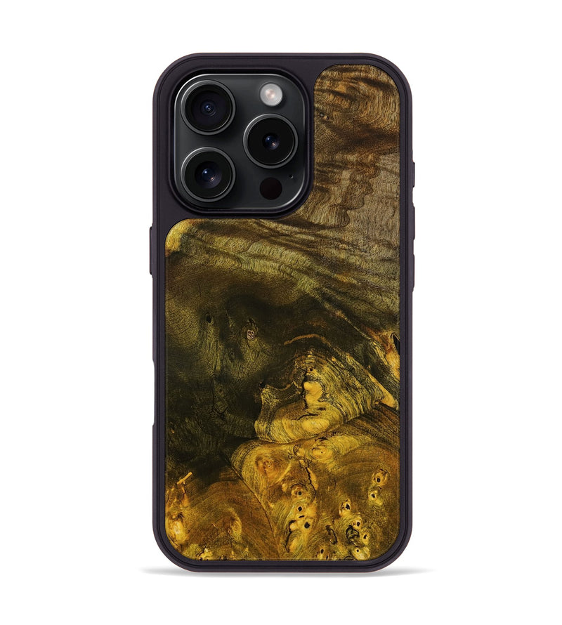 iPhone 16 Pro Wood Phone Case - Quintin (Wood Burl, 799454)