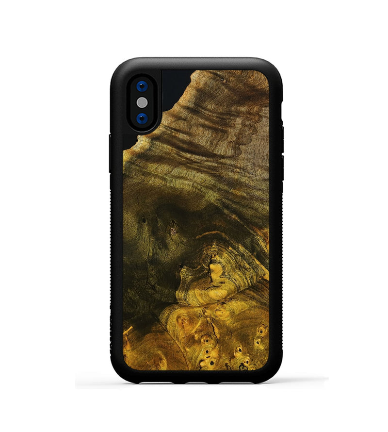 iPhone Xs Wood Phone Case - Quintin (Wood Burl, 799454)