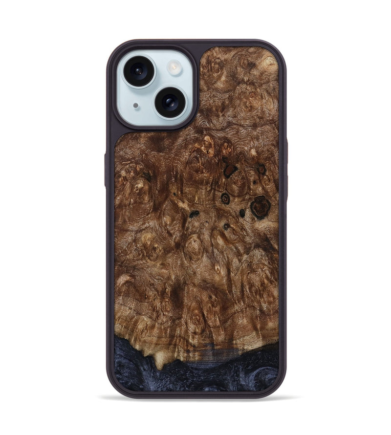 iPhone 15 Wood Phone Case - Cloe (Wood Burl, 799456)
