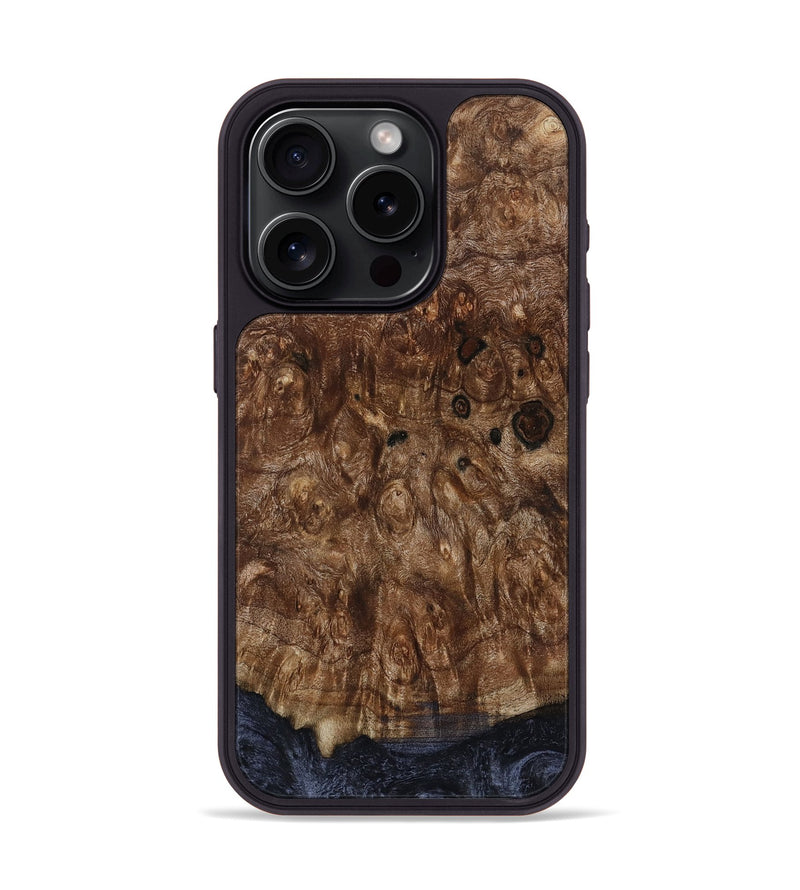 iPhone 15 Pro Wood Phone Case - Cloe (Wood Burl, 799456)