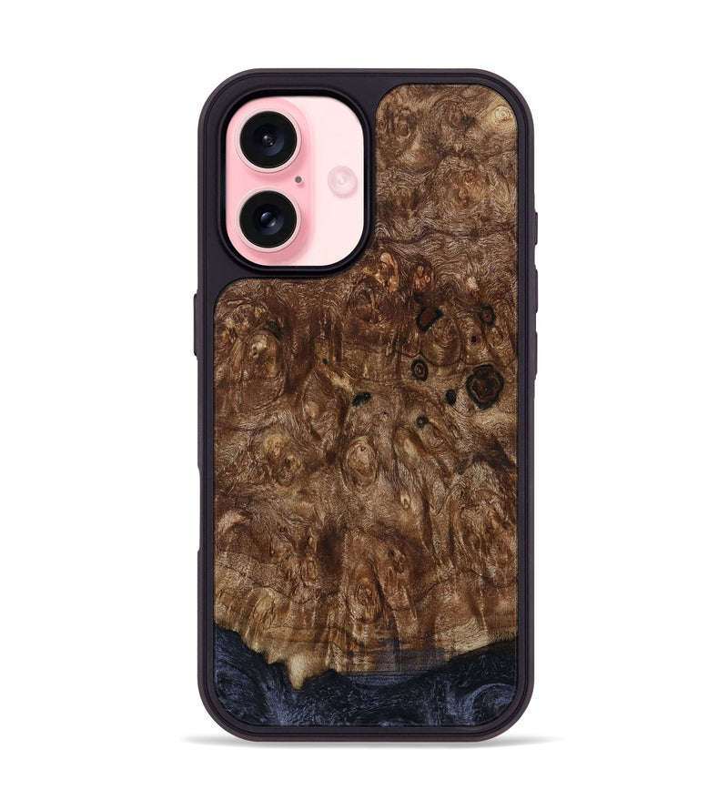 iPhone 16 Wood Phone Case - Cloe (Wood Burl, 799456)