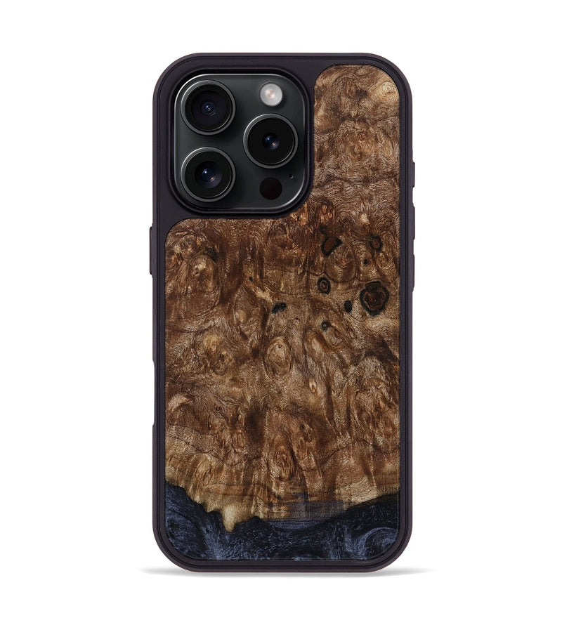 iPhone 16 Pro Wood Phone Case - Cloe (Wood Burl, 799456)