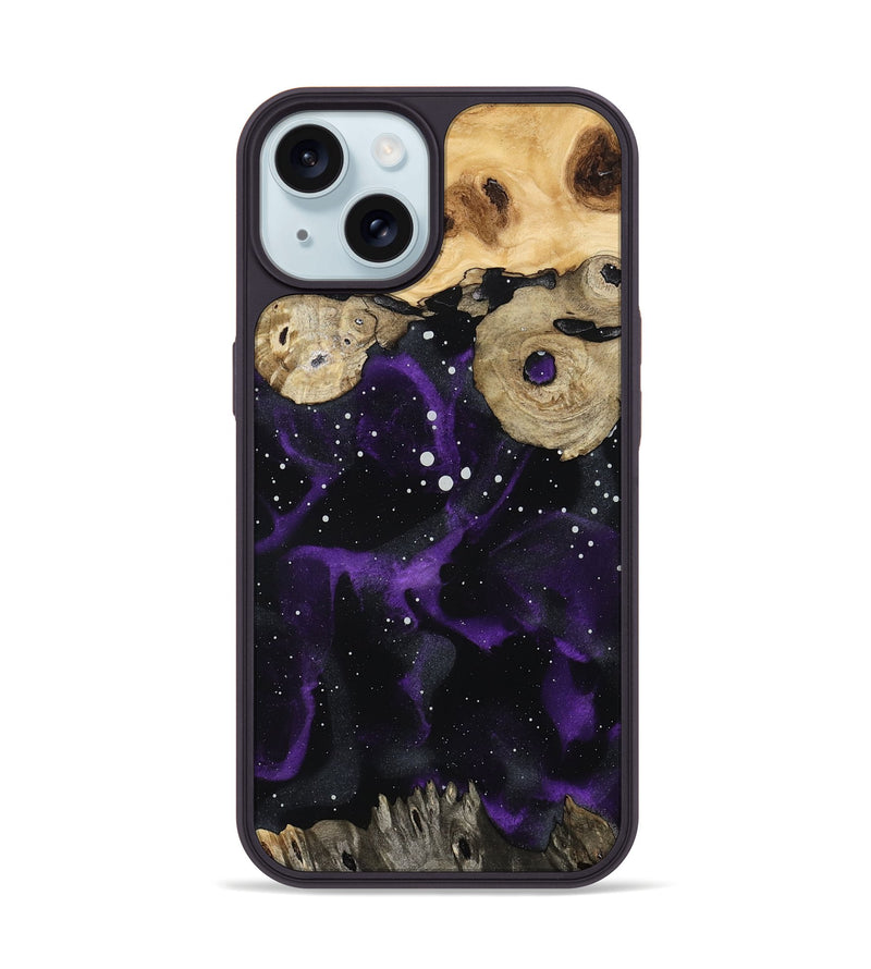 iPhone 15 Wood Phone Case - Grover (Cosmos, 799473)
