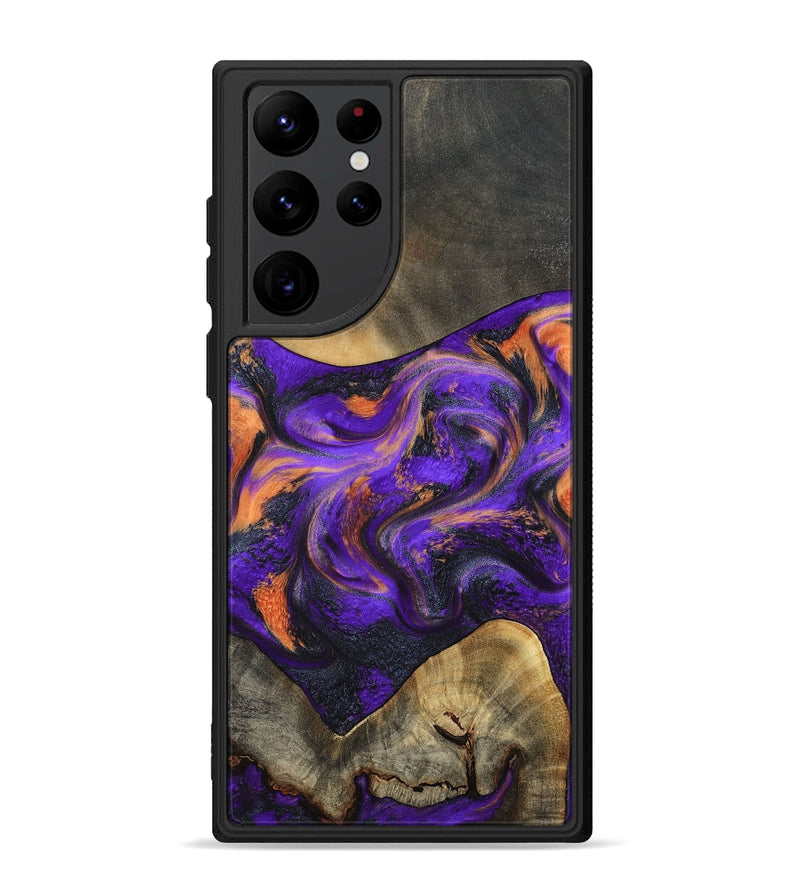 Galaxy S22 Ultra Wood Phone Case - Garrett (Purple, 799488)