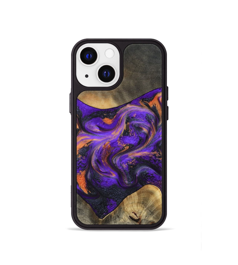 iPhone 13 mini Wood Phone Case - Garrett (Purple, 799488)
