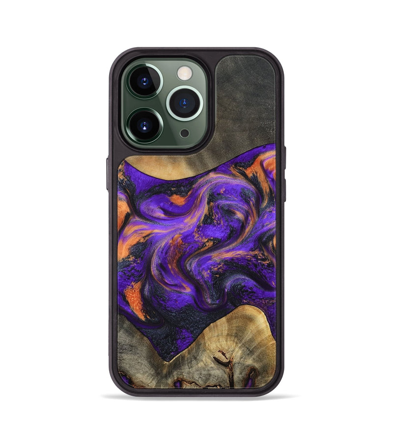 iPhone 13 Pro Wood Phone Case - Garrett (Purple, 799488)