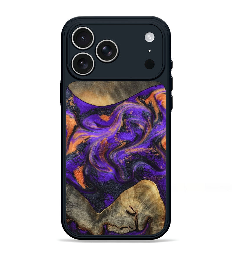 iPhone 17 Pro Max Wood Phone Case - Garrett (Purple, 799488)