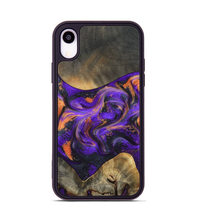 iPhone Xr Wood Phone Case - Garrett (Purple, 799488)