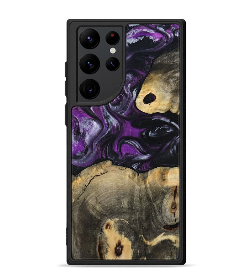 Galaxy S22 Ultra Wood Phone Case - Harding (Purple, 799489)