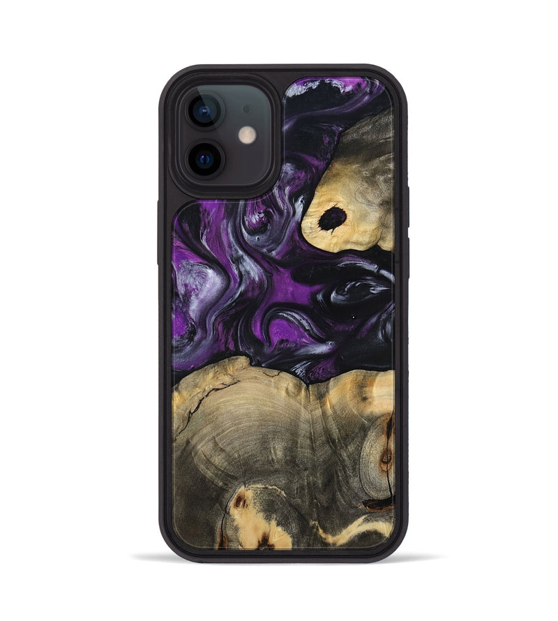 iPhone 12 Wood Phone Case - Harding (Purple, 799489)