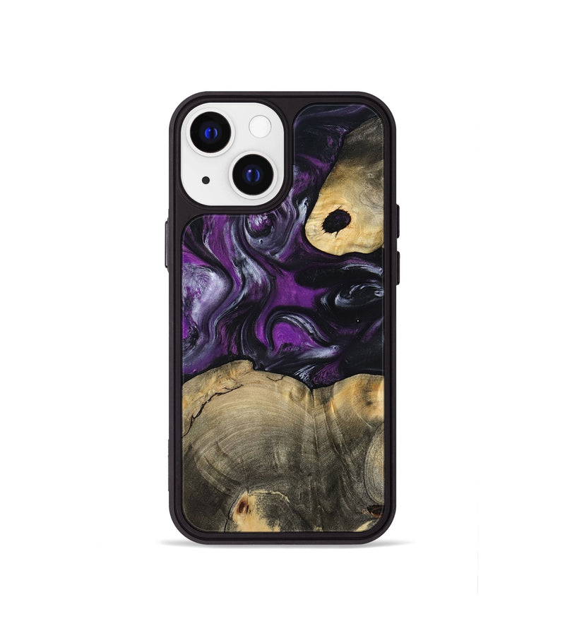 iPhone 13 mini Wood Phone Case - Harding (Purple, 799489)