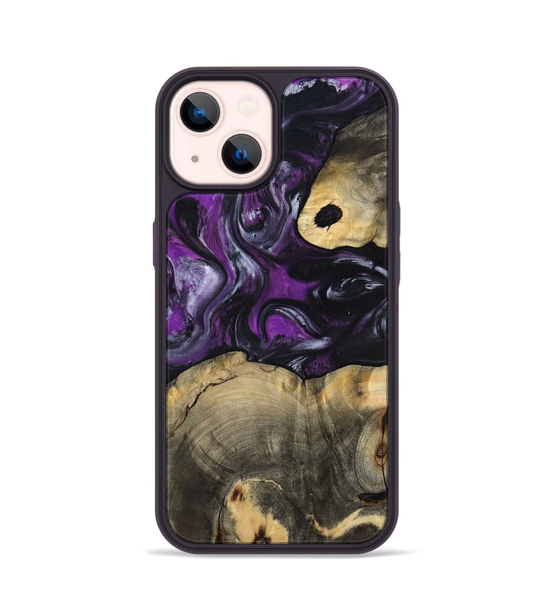 iPhone 14 Wood Phone Case - Harding (Purple, 799489)