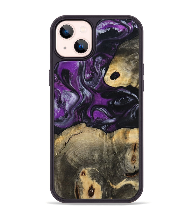 iPhone 14 Plus Wood Phone Case - Harding (Purple, 799489)