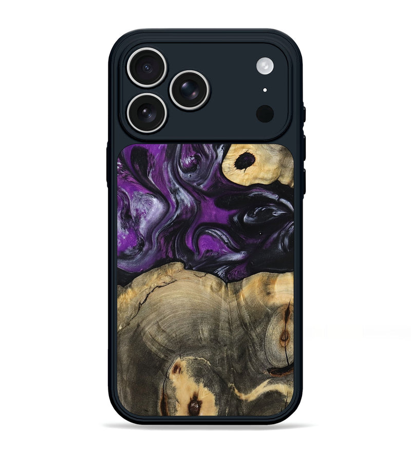 iPhone 17 Pro Max Wood Phone Case - Harding (Purple, 799489)