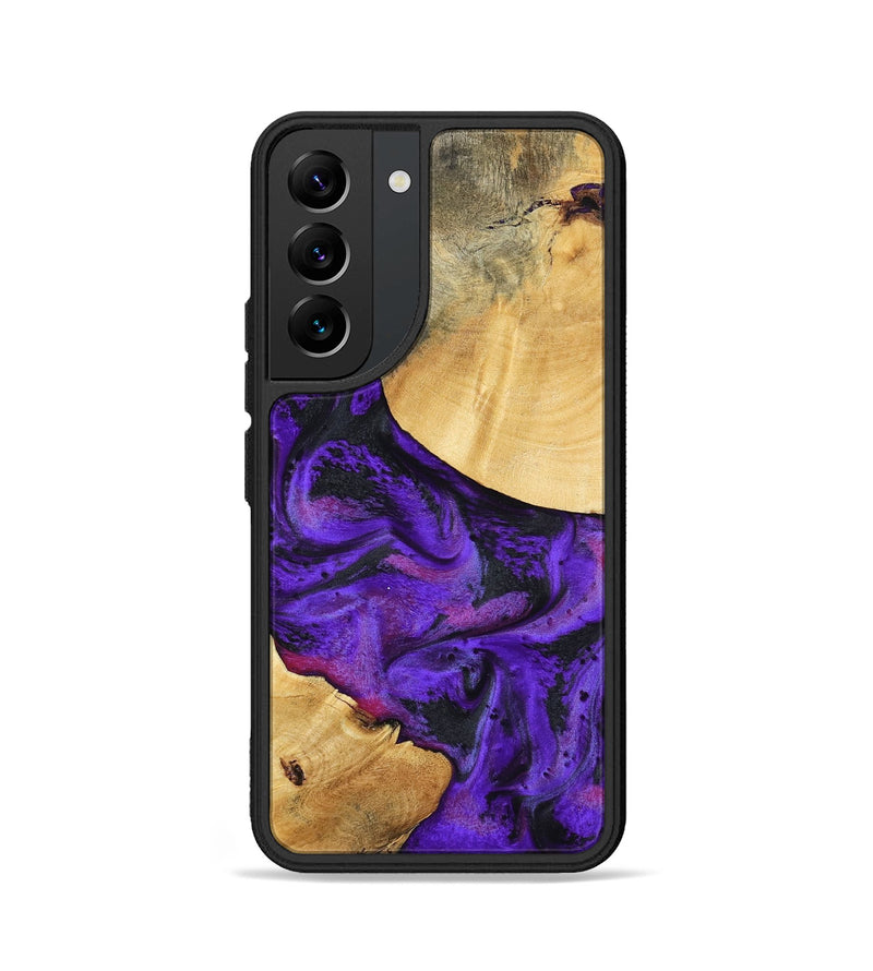 Galaxy S22 Wood Phone Case - Inez (Purple, 799490)