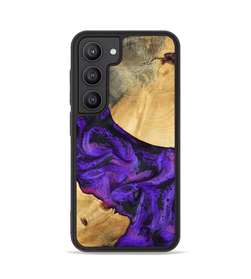 Galaxy S23 Wood Phone Case - Inez (Purple, 799490)