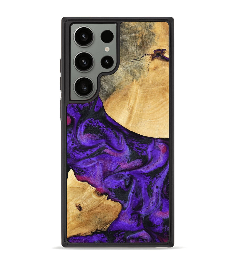 Galaxy S23 Ultra Wood Phone Case - Inez (Purple, 799490)