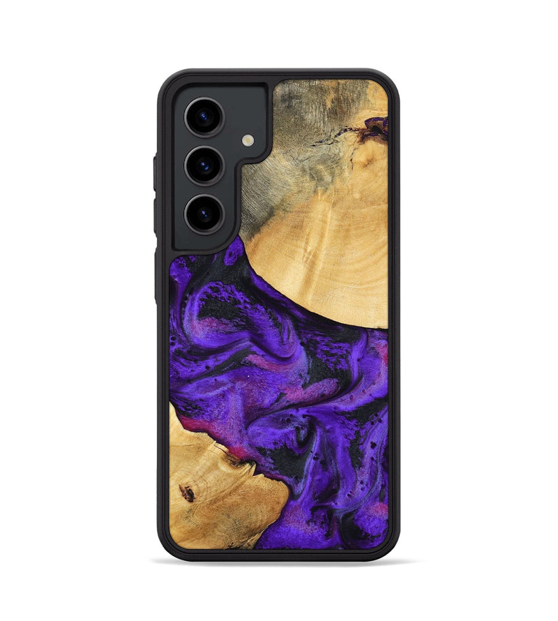 Galaxy S24 Wood Phone Case - Inez (Purple, 799490)