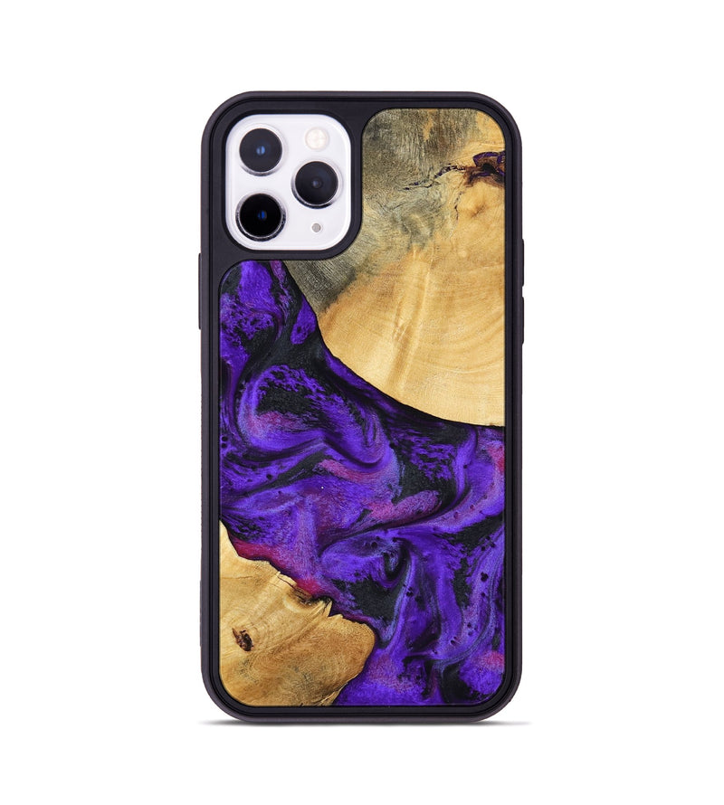 iPhone 11 Pro Wood Phone Case - Inez (Purple, 799490)