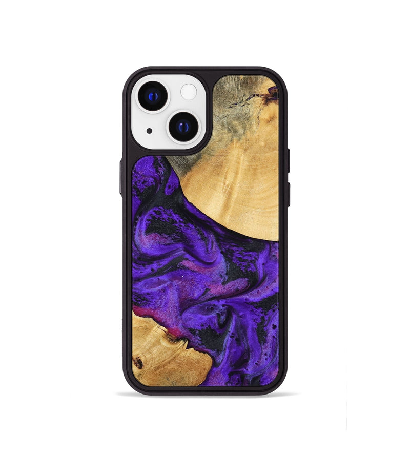 iPhone 13 mini Wood Phone Case - Inez (Purple, 799490)