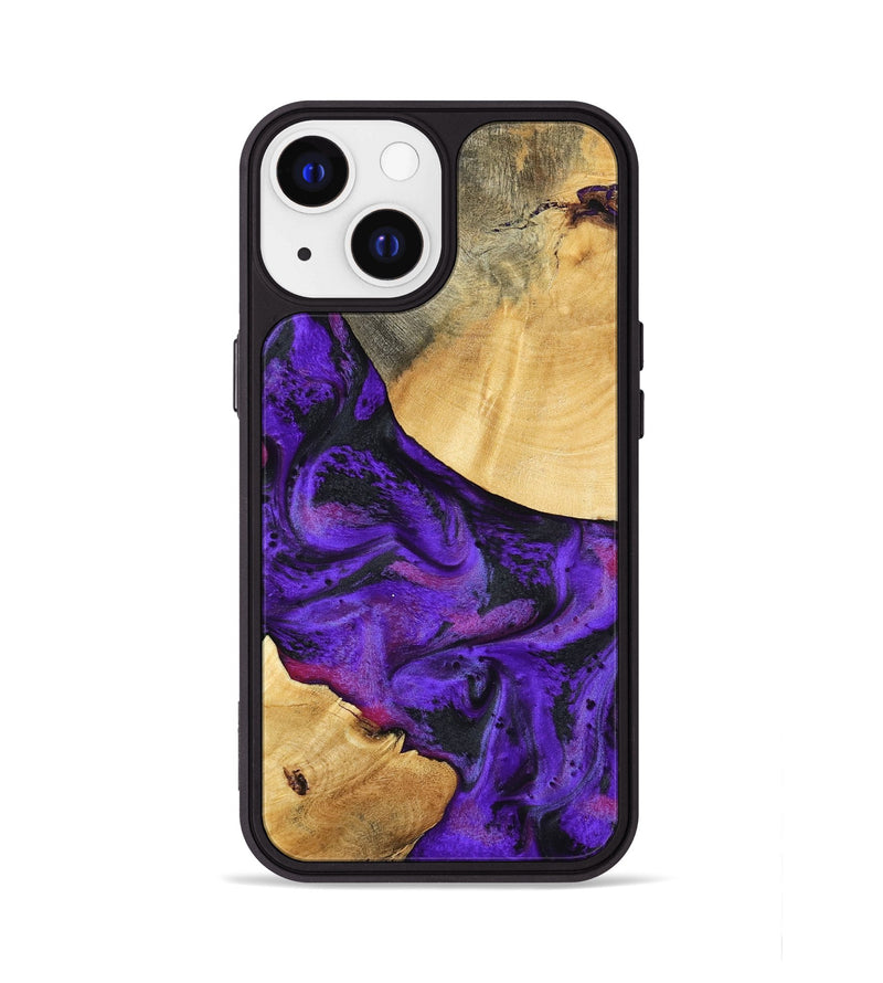 iPhone 13 Wood Phone Case - Inez (Purple, 799490)