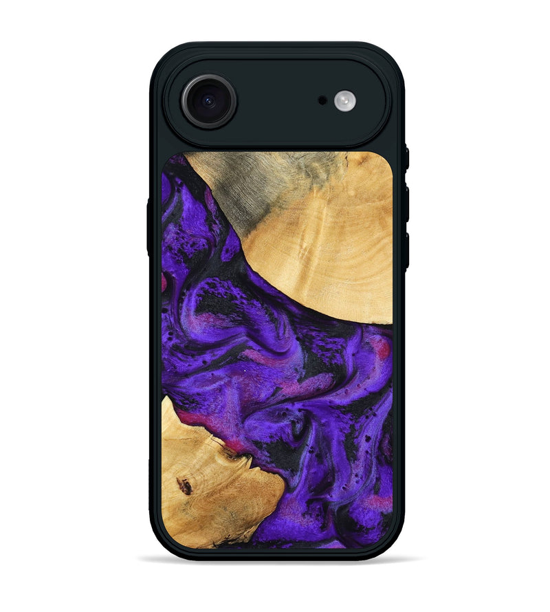 iPhone 17 Air Wood Phone Case - Inez (Purple, 799490)