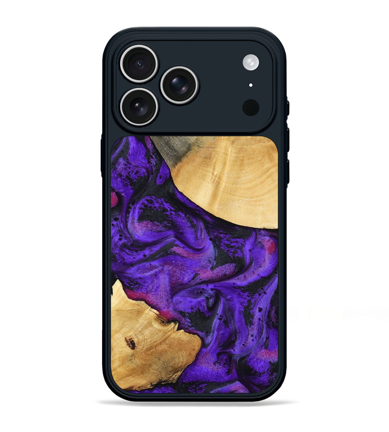iPhone 17 Pro Max Wood Phone Case - Inez (Purple, 799490)