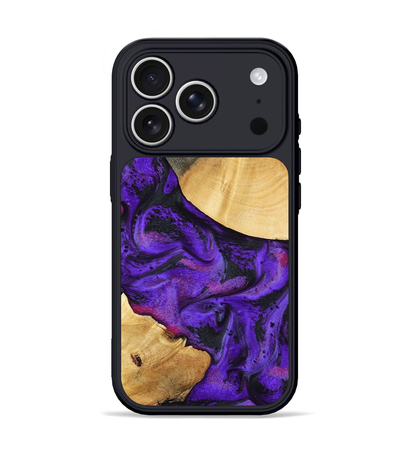 iPhone 17 Pro Wood Phone Case - Inez (Purple, 799490)