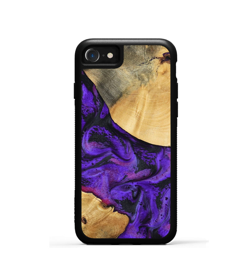 iPhone SE Wood Phone Case - Inez (Purple, 799490)