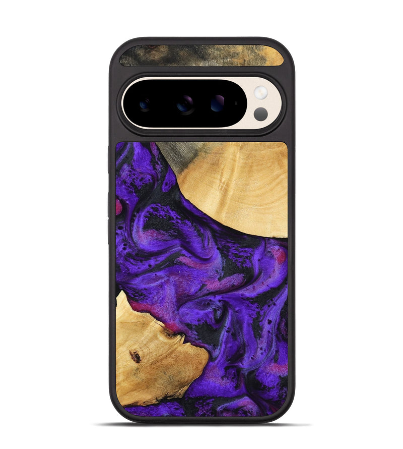 Pixel 10 Wood Phone Case - Inez (Purple, 799490)