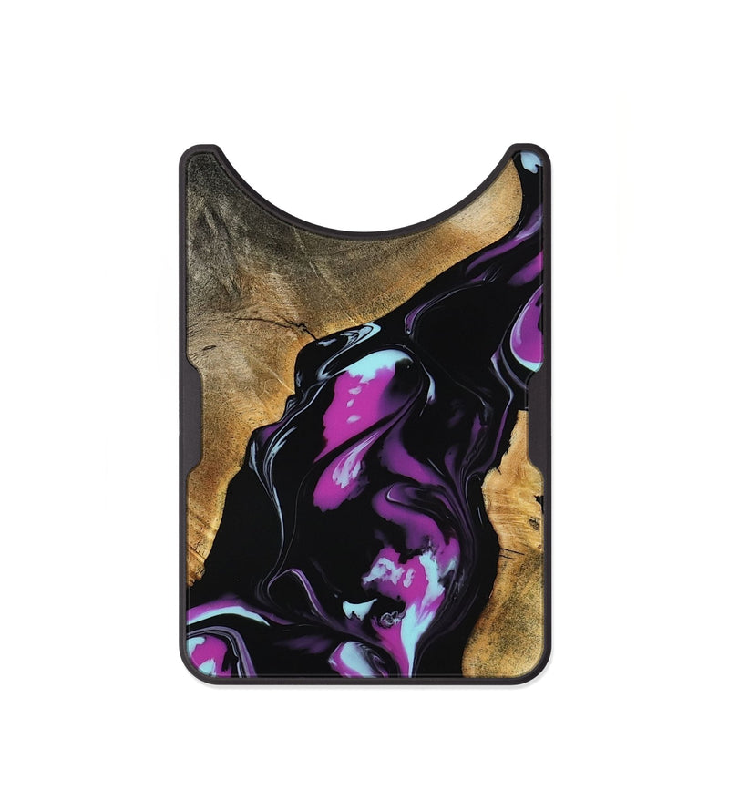 Alloy Wood Wallet - Nita (Purple, 799491)