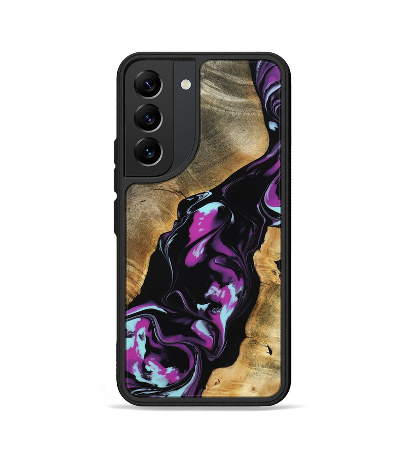 Galaxy S22 Wood Phone Case - Nita (Purple, 799491)
