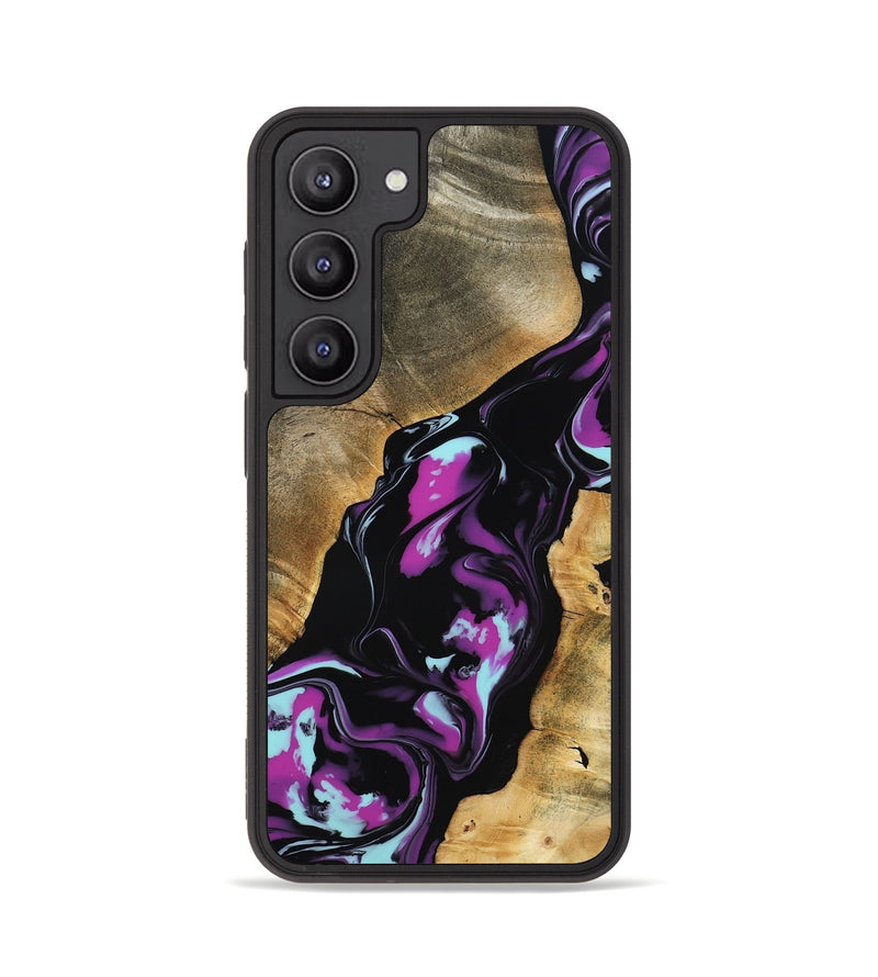 Galaxy S23 Wood Phone Case - Nita (Purple, 799491)
