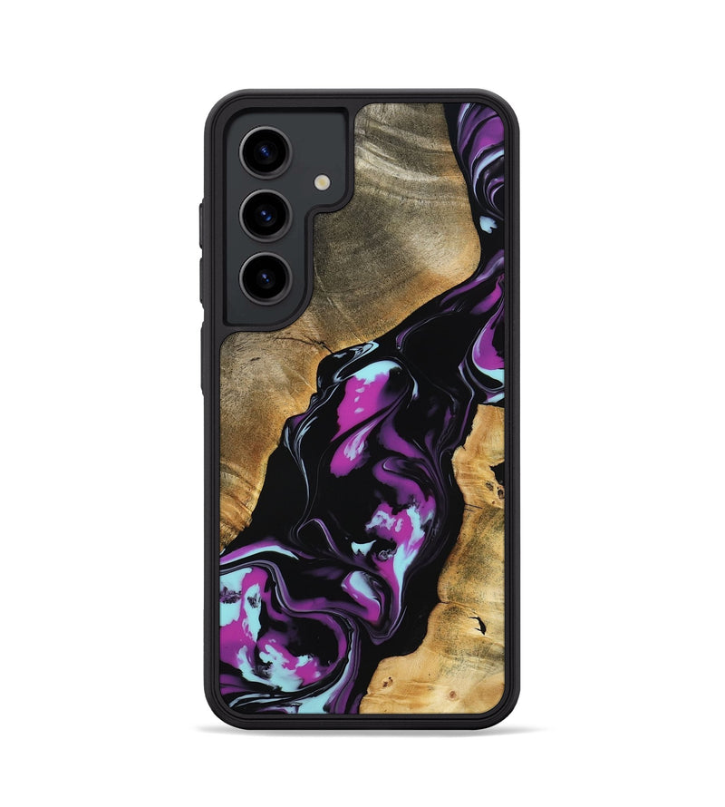 Galaxy S24 Wood Phone Case - Nita (Purple, 799491)