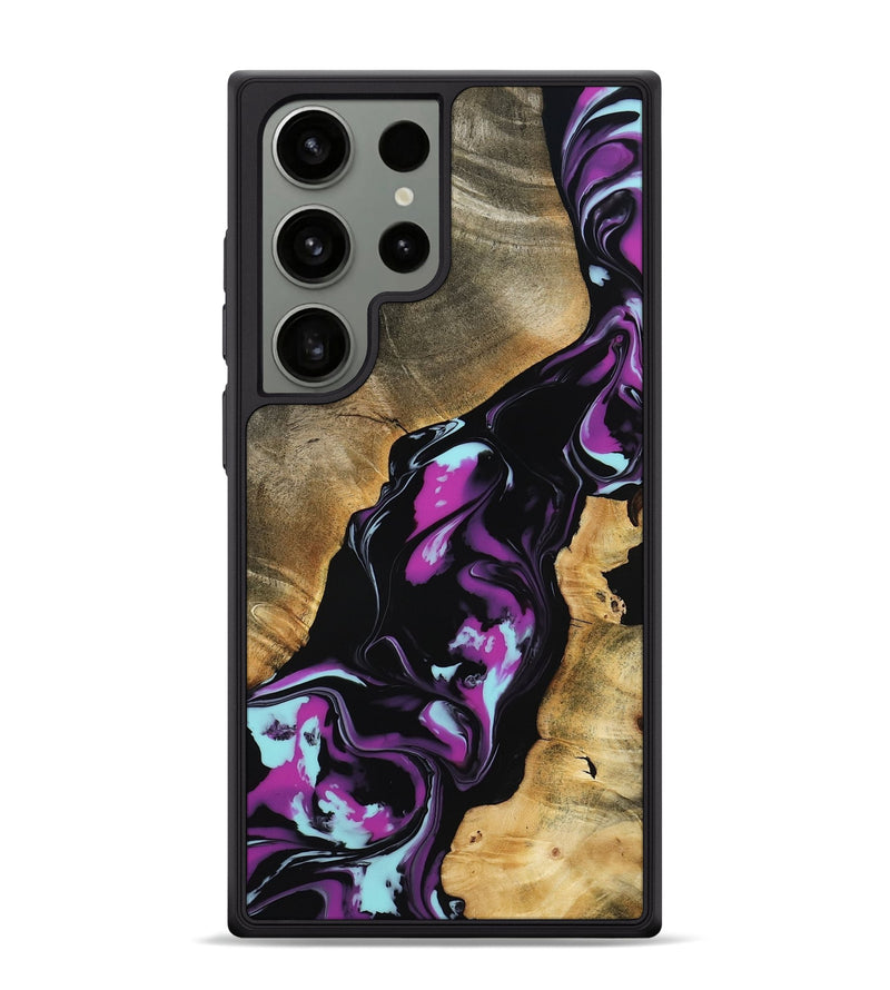 Galaxy S24 Ultra Wood Phone Case - Nita (Purple, 799491)