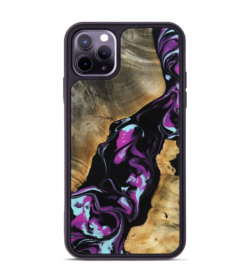 iPhone 11 Pro Max Wood Phone Case - Nita (Purple, 799491)