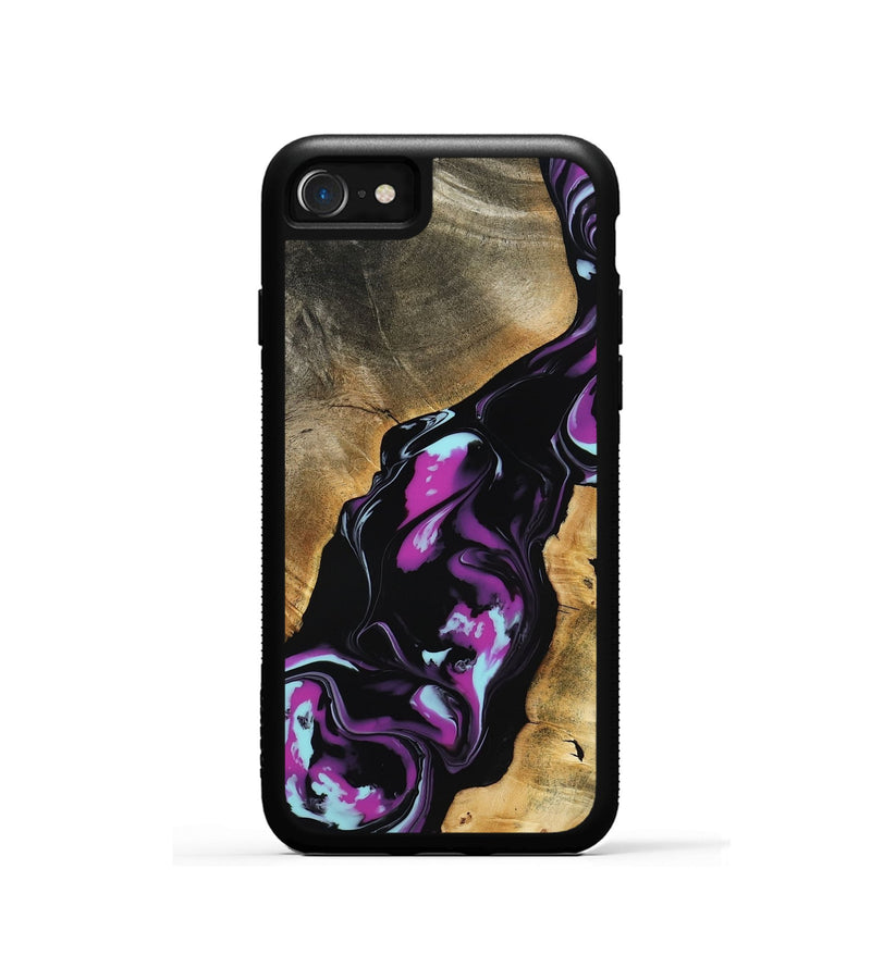 iPhone SE Wood Phone Case - Nita (Purple, 799491)